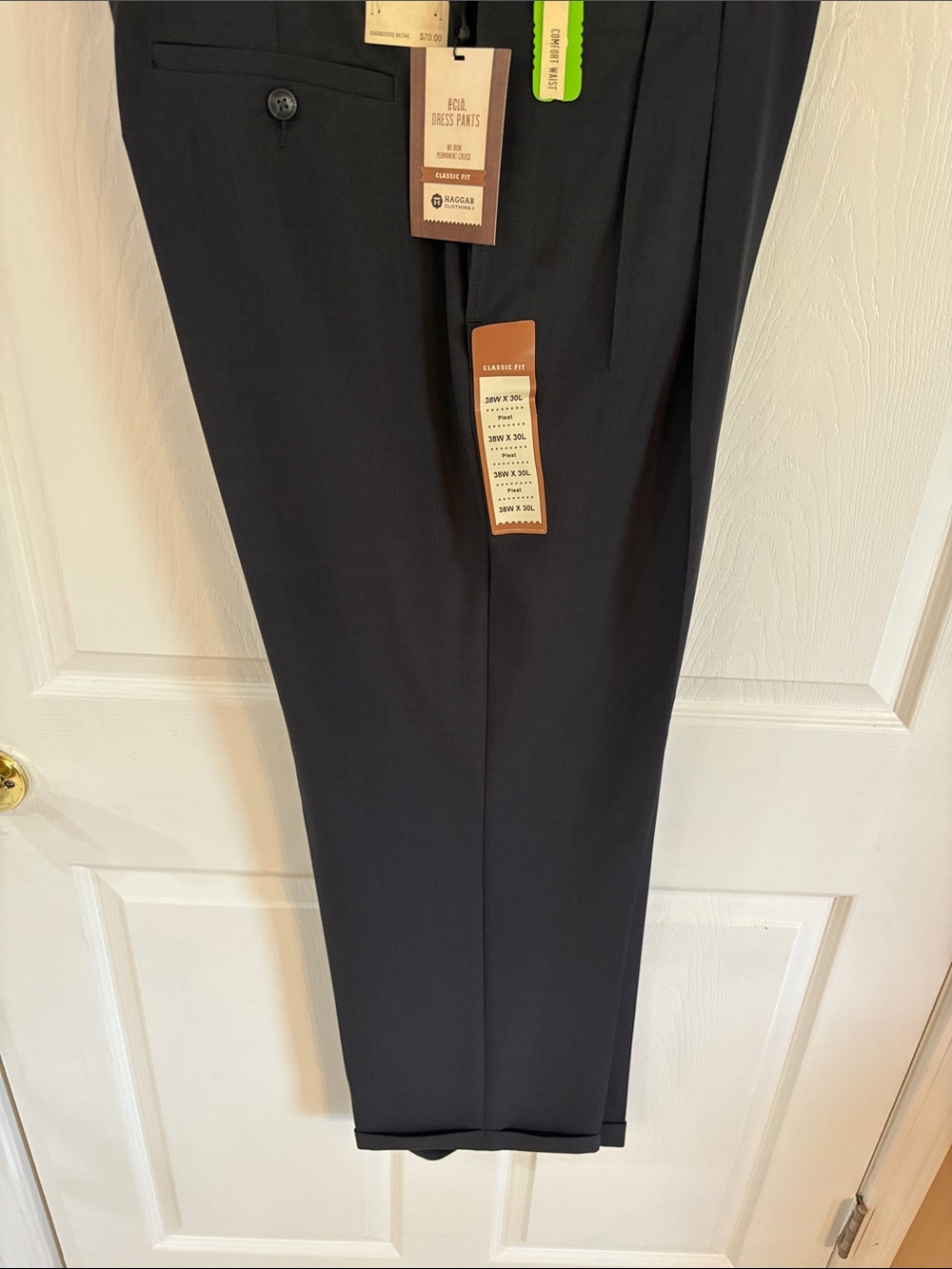 Haggar Black Dress Pants - Classic Fit